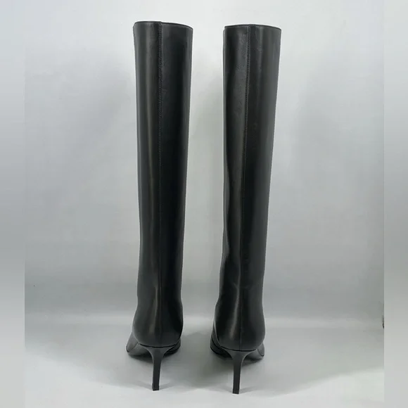 Acne Studios Bezither Leather Knee-High Boots size 37 - Picture 10 of 16